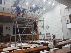 시의회 비계설치시공