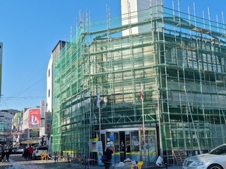 수원 진미통닭 시스템비계 시공